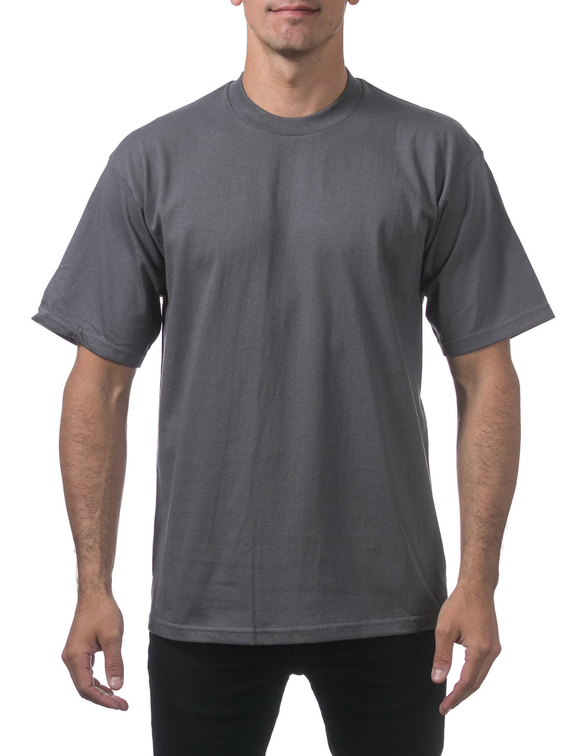 Pro Club Men's Heavyweight Short Sleeve Tee (S-4XL)  Style: 101