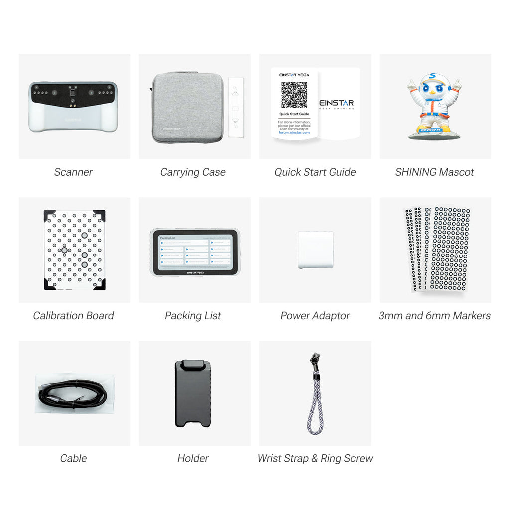 EINSTAR VEGA | Wireless All-In-One 3D Scanner