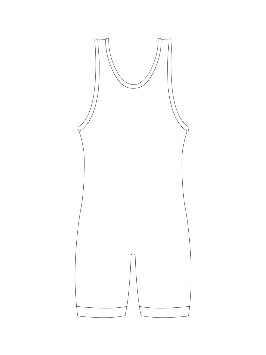 Custom Standard Cut Singlet (Compression Cuffs)