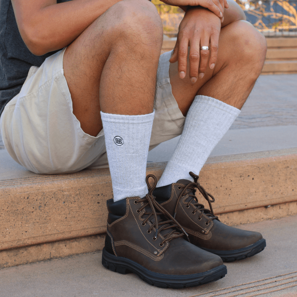 Premium Bamboo Rayon Crew Socks - 1, 3 &  6 Pair Packs Available