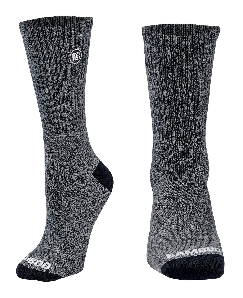 Premium Bamboo Rayon Crew Socks - 1, 3 &  6 Pair Packs Available