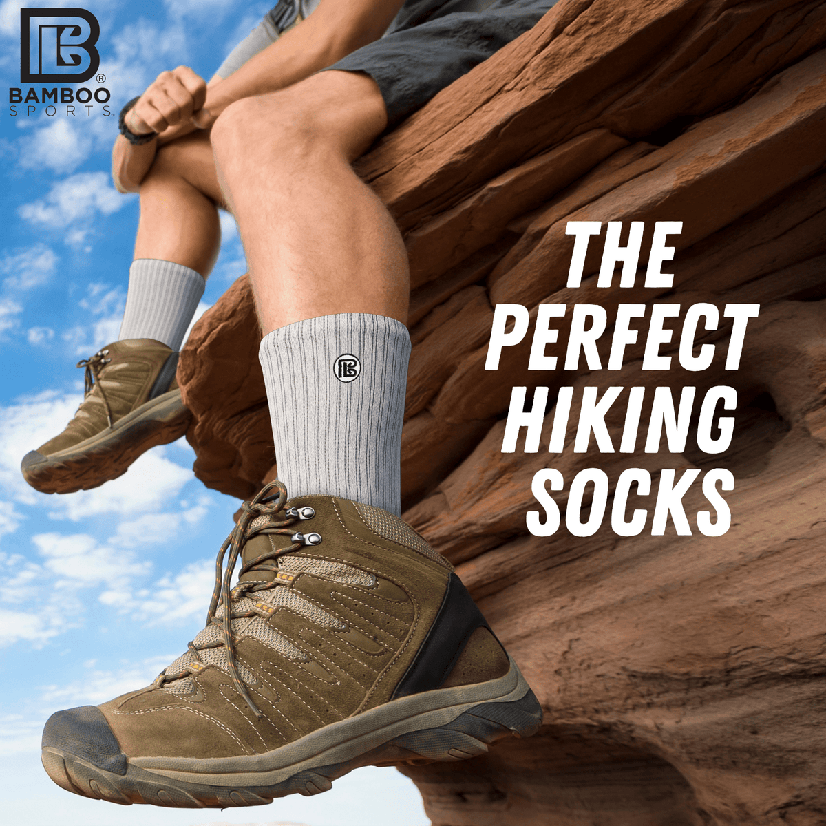Premium Bamboo Rayon Crew Socks - 1, 3 &  6 Pair Packs Available